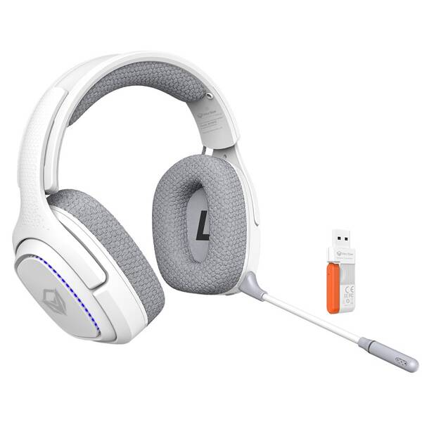 Headset Meetion BTH012, Tri-mode biely

