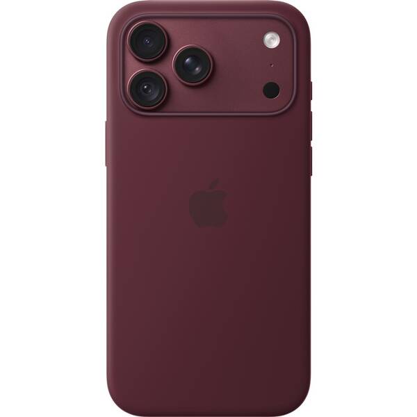 Kryt na mobil Apple iPhone 18 Pro Max Silicone Case s MagSafe burgundsky červený 

