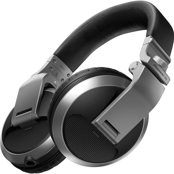 Slúchadlá Pioneer DJ HDJ-X5-S strieborná

