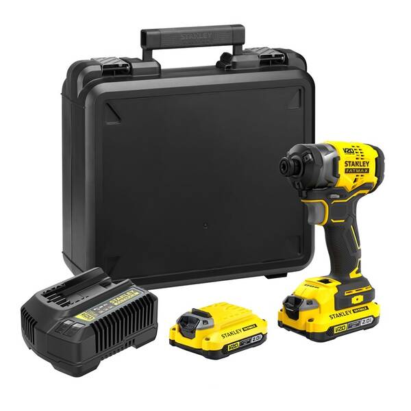 Rázový skrutkovač Stanley SFMCF820D2K-QW 1/4" (s batériou) 

