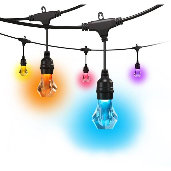 Párty osvetlenia Nanoleaf Outdoor String Lights Expansion Pack 15m 

