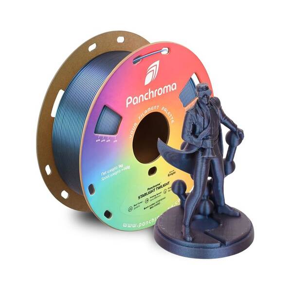 Tlačová struna (filament) Polymaker Panchroma PLA Starlight Twilight modrý


