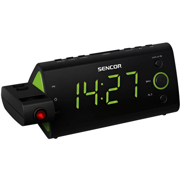 Rádiobudík Sencor SRC 330 GN čierny/zelený

