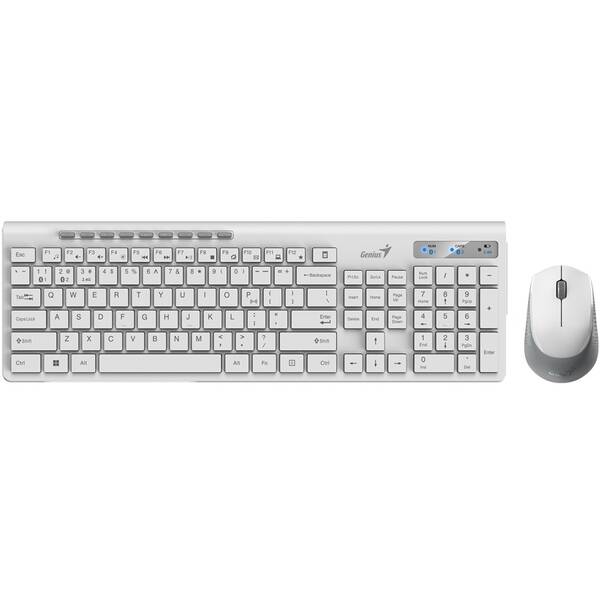 Klávesnica s myšou Genius SlimStar 8230 biela

