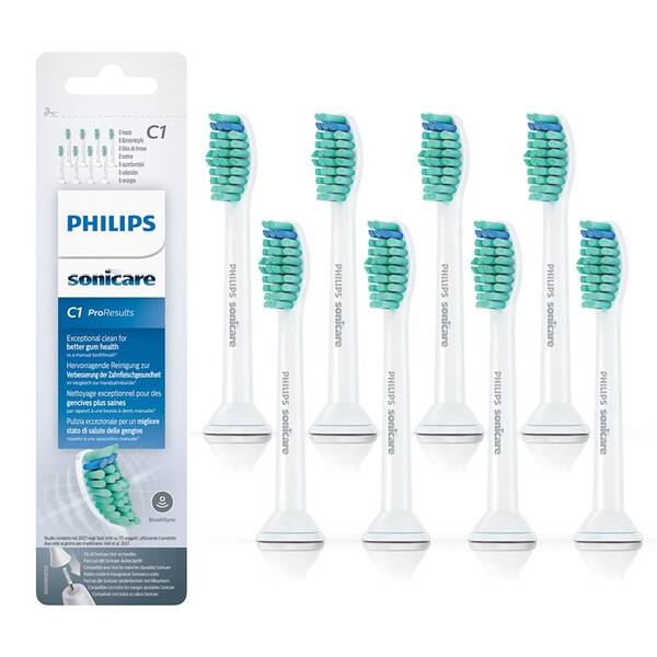 Náhradné hlavice Philips HX6018/07 (8 ks) biela

