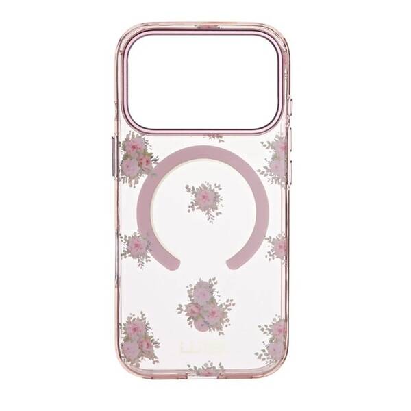 Kryt na mobil WG Floral Magnet Apple iPhone 17 Pro ružový

