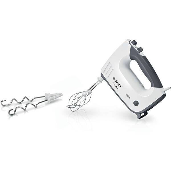 Ručný šľahač Bosch MFQ37400 sivý/biely

