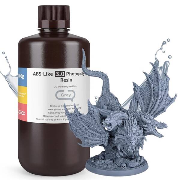 UV resin Elegoo ABS-likeV3 1kg sivá

