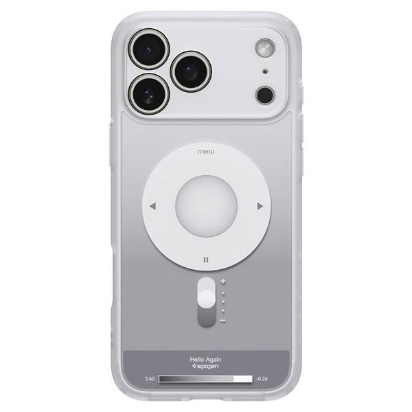 Kryt na mobil Spigen Ultra Hybrid MagSafe na Apple iPhone 18 Pro / 17 Pro strieborný

