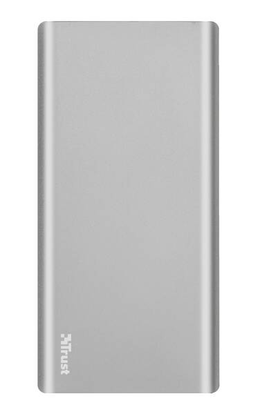 Powerbank Trust Omni Thin 10000mAh, USB-C, QC 3.0 strieborná

