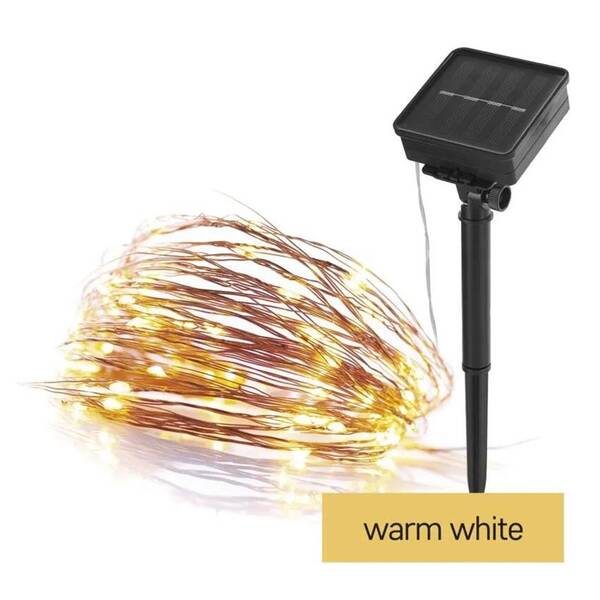 Vianočné osvetlenie EMOS LED nano reťaz, 120 LED, 12 m, teplá biela medené

