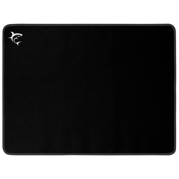 Podložka pod myš White Shark BLACK KNIGHT 40 × 30 cm čierna

