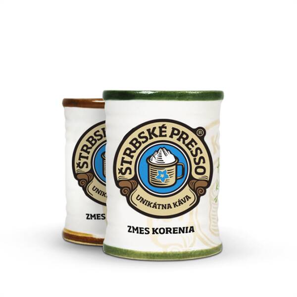 Dóza Štrbske Presso korenička zelená 

