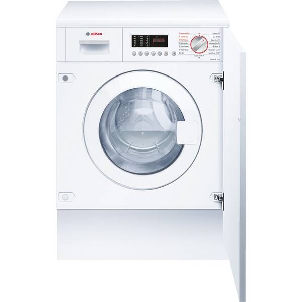 Vstavaná práčka so sušičkou Bosch WKD28543EU AquaStop biela

