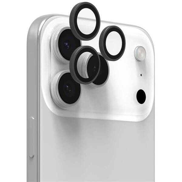 Ochranné sklo šošovky fotoaparátu ZAGG InvisibleShield Premium GL (CameraRings) na Apple iPhone 17 Pro/17 Pro Max/16 Pro/16 Pro Max/15 Pro/15 Pro Max strieborné


