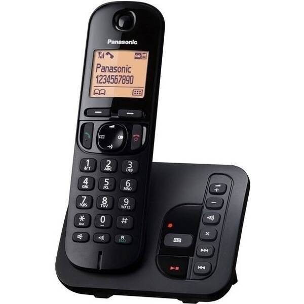 Domáci telefón Panasonic KX-TGC220FXB  se záznamníkem čierny

