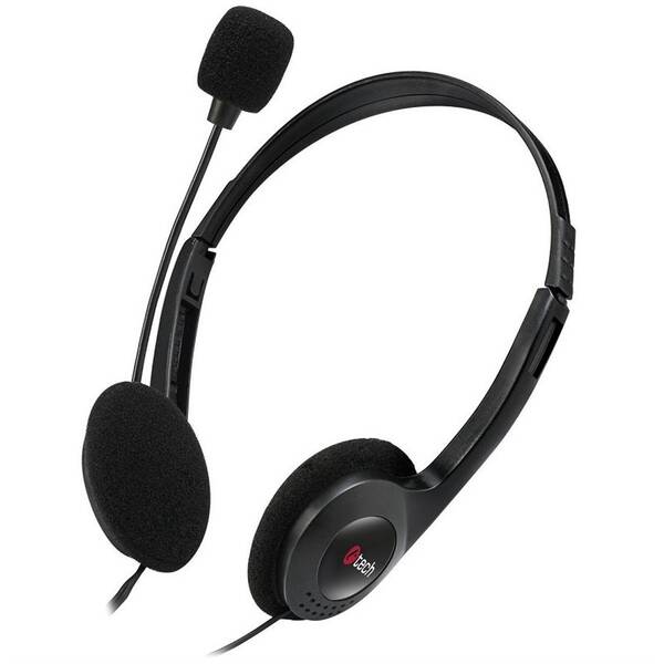 Headset C-Tech MHS-03E čierny


