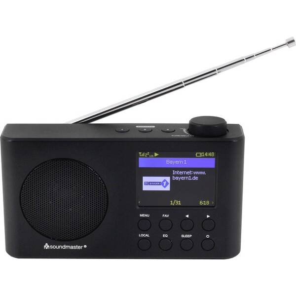 Internetový rádioprijímač s DAB+ Soundmaster IR6500SW čierny

