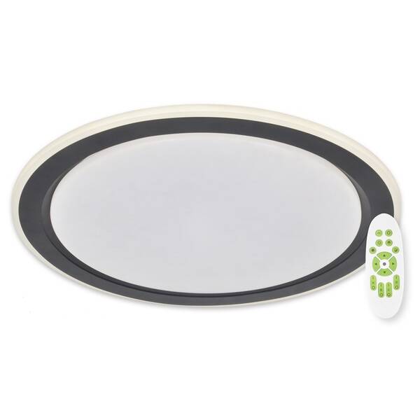 LED stropné svietidlo Top Light Norman 50C RC čierne


