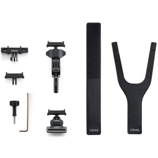 Sada držiakov DJI Osmo Road Cycling Accessory Kit (Dual-Direction Quick-Release) čierna

