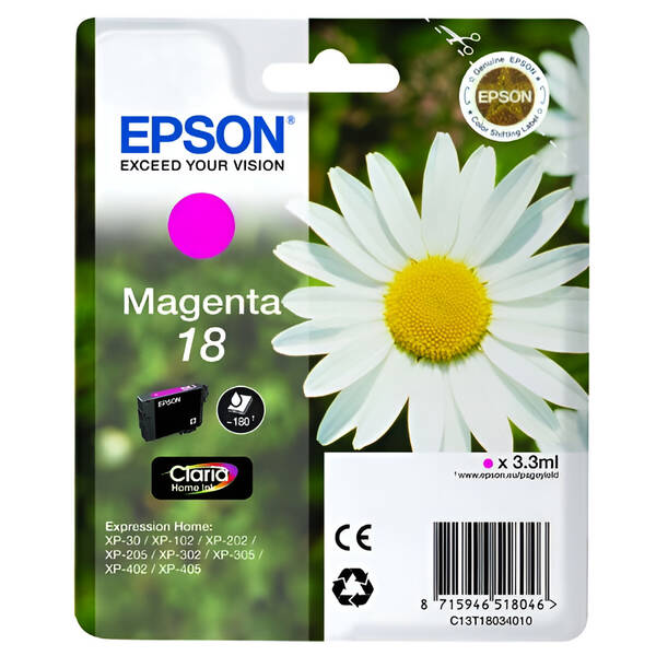 Cartridge Epson T1803, 180 strán 

