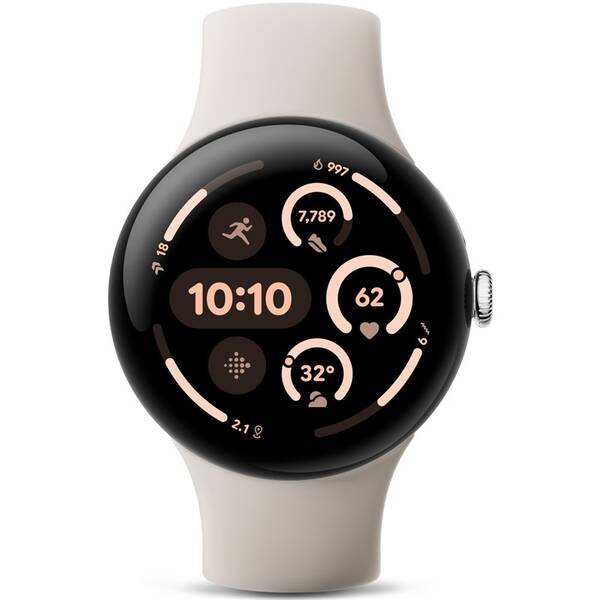 Inteligentné hodinky Google Pixel Watch 3 45mm - Porcelain 

