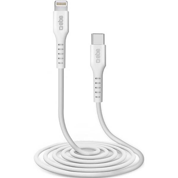 Kábel SBS USB-C/LGHT 2 WHT 

