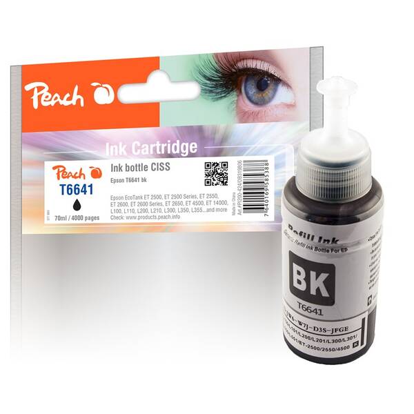 Cartridge Peach Epson 774BK, T7741, 4000 strán čierna


