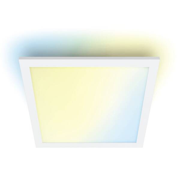 LED stropné svietidlo WiZ Panel Ceiling 12W SQ biele

