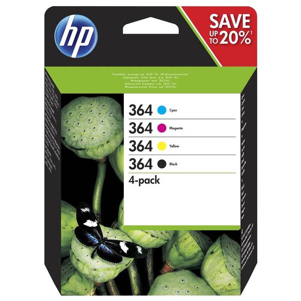 Cartridge HP 364, 6ml/3ml - CMYK 

