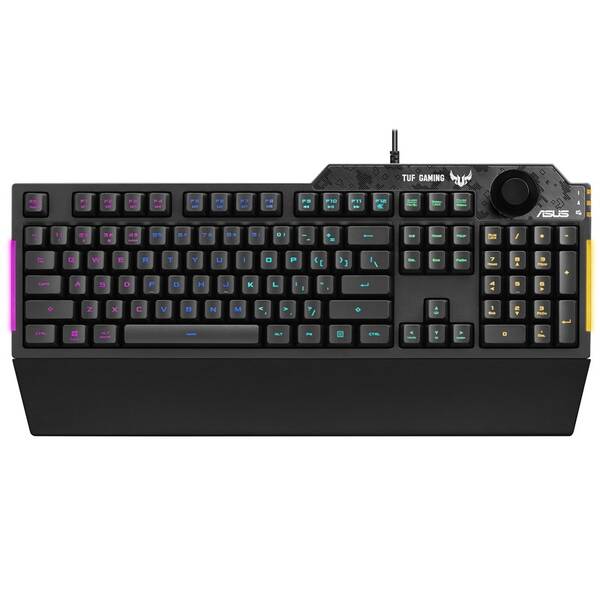 Klávesnica Asus TUF Gaming K1 - US čierna

