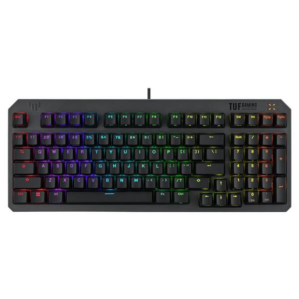 Klávesnica Asus TUF Gaming K3 GEN II - CZ/SK layout čierna

