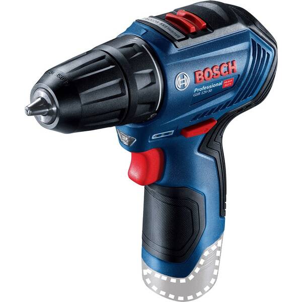 Vŕtací skrutkovač Bosch Professional GSR 12V-30 (bez batérie) 

