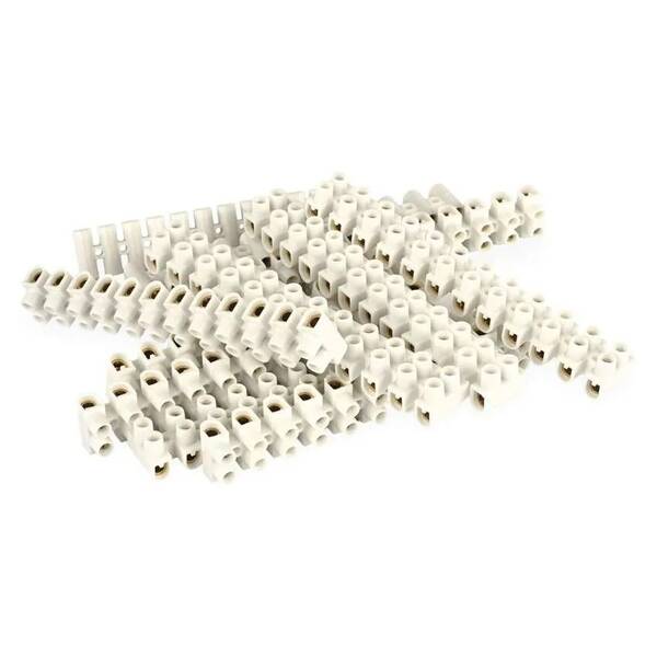 Svorkovnice EMOS ŠROUB. 12 PRV. 4–6MM2 41A/450V 10KS biela

