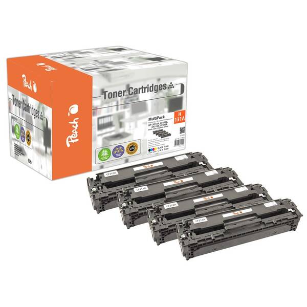 Toner Peach HP 131A Multi-Pack, 1x1600/3x1800 strán - CMYK 

