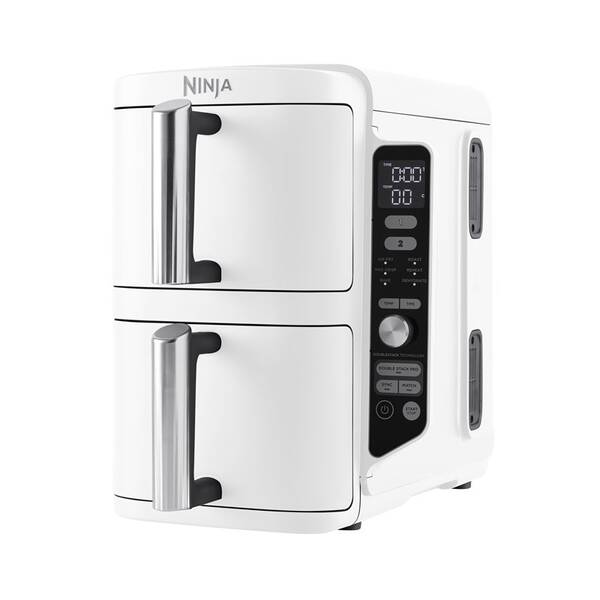 Fritéza teplovzdušná Ninja SL400EUWH Foodie Double Stack XL 9,5 l biela

