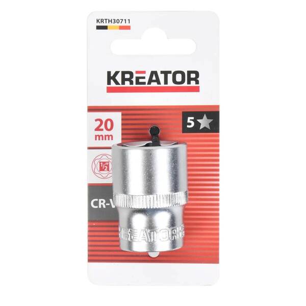 Nástrčná hlavica Kreator KRTH30711 1/2" 20mm 

