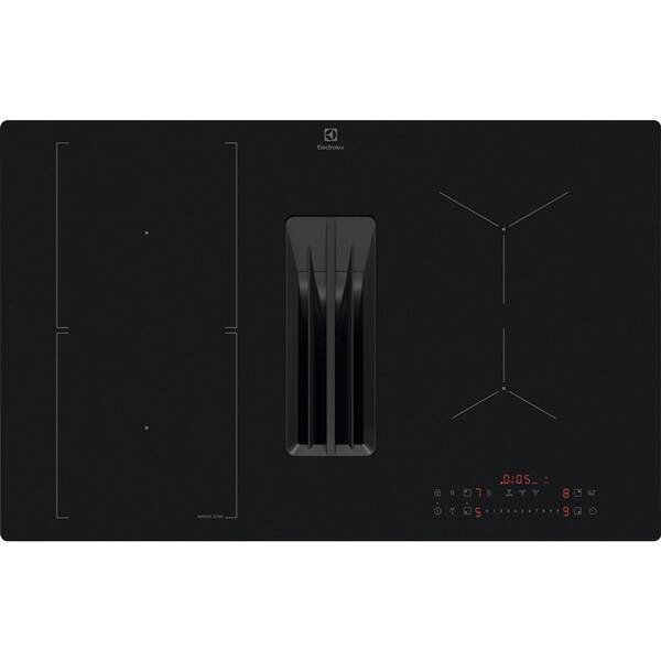 Indukčné varné dosky s odsávaním Electrolux ECC83410CT SaphirMatt čierna


