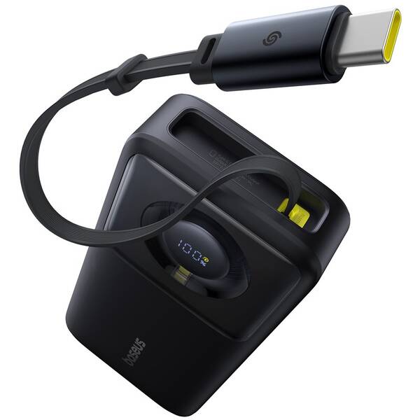 Powerbank Baseus Qpow2 20000mAh 65W s káblom USB-C čierny

