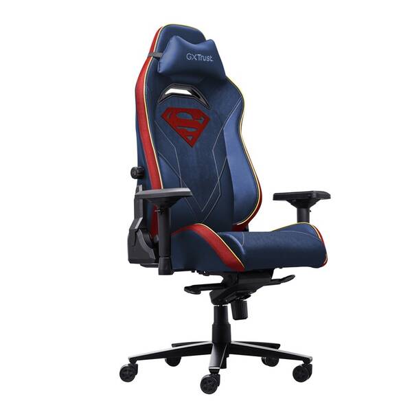 Herná stolička Trust GXT 721SM RUYA PRO Superman modrá

