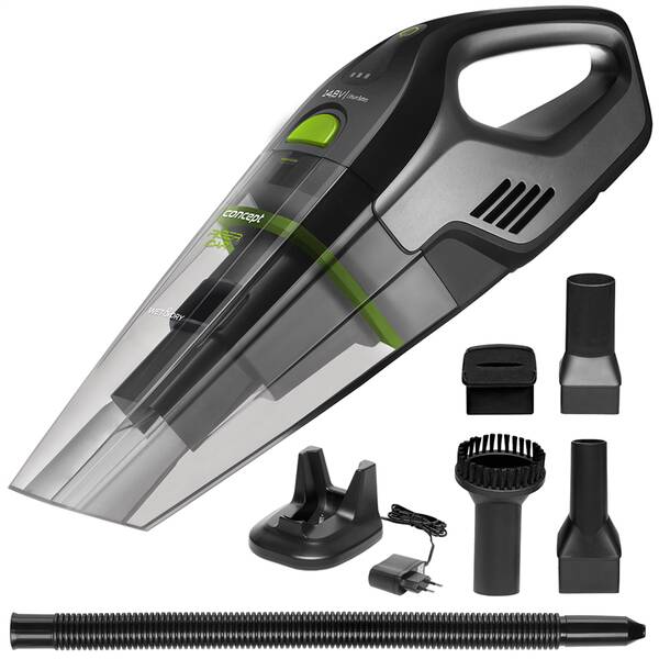 Vysávač akumulátorový Concept VP4352 Wet & Dry Riser car čierny

