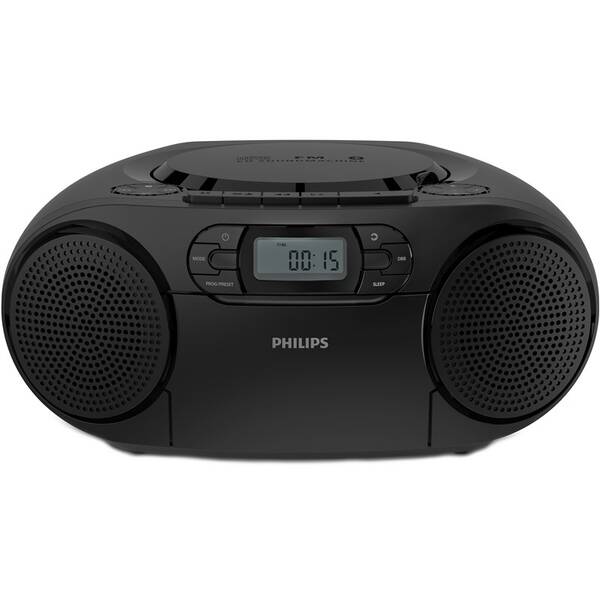 Rádiomagnetofón s CD Philips TAZ2200 čierny

