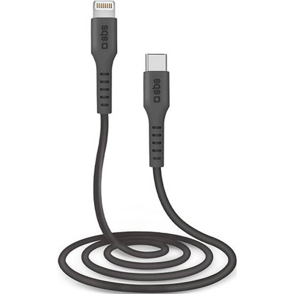 Kábel SBS USB-C/LGHT 1 BLK 

