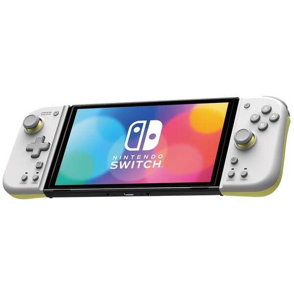 Gamepad HORI Split Pad Compact na Nintendo Switch sivý/žltý

