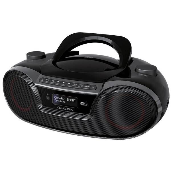 Rádioprijímač DAB+/CD GoGEN CDM 490 BTDABS čierny/strieborný


