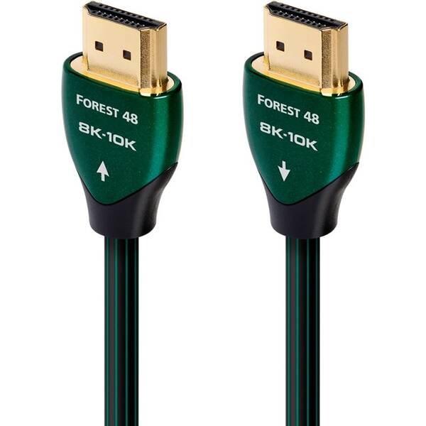 Kábel AUDIOQUEST HDMI 2.1 Forest 48, 3 m čierny/zelený

