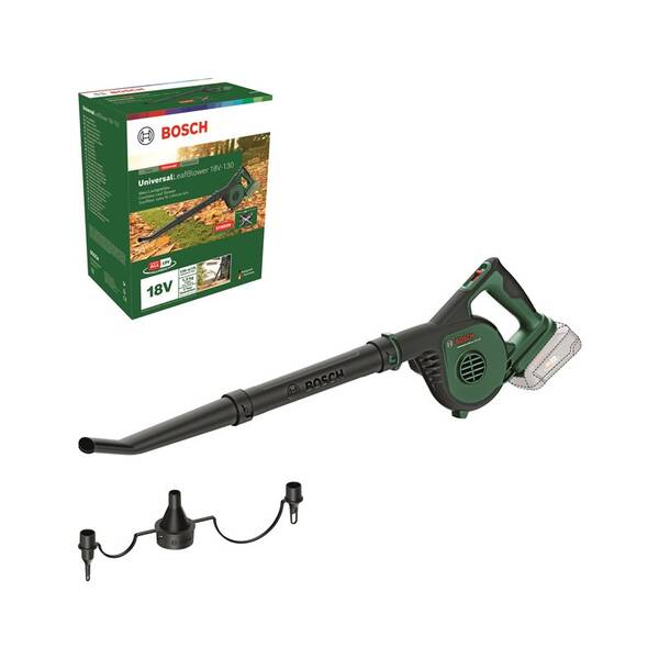 Fukár záhradný Bosch UniversalLeafBlower 18V-130 (bez batérie) 

