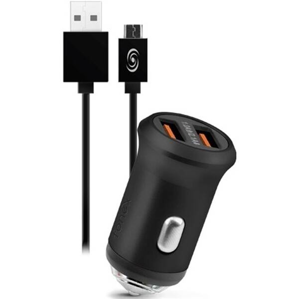 Fonex 2X USB/MICROU BLK 

