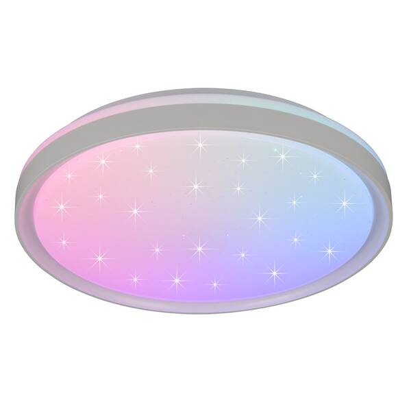 LED stropné svietidlo Reality SOLIT, LED, 14 W, stmievanie, pamäť nastavenia biele

