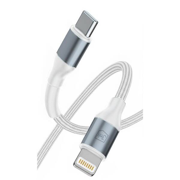 Kábel 3mk rýchlonabíjací Hyper Cable N-SERIES USB-C / Lightning, Power Delivery, 27W, 2m biely

